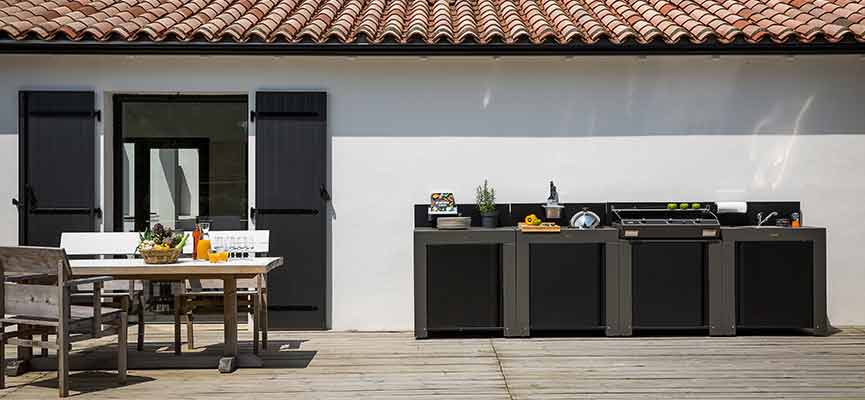 Outdoor-kitchen-Plancha® griddle-Eno