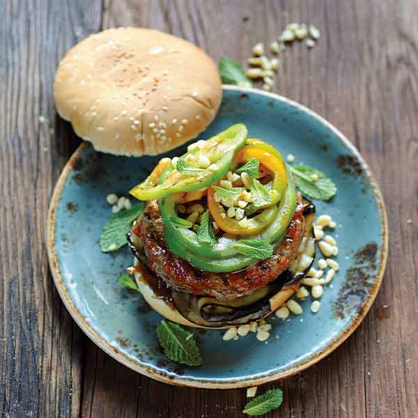 Oriental style Lamb Burger Oriental style Lamb Burger