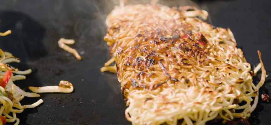 Chow Mein Tacos a la plancha Chow Mein Tacos a la plancha